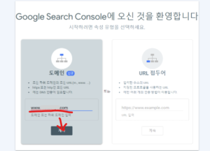 구글서치콘솔에-호스팅KR-2차도메인-설정