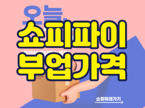 쇼피파이 부업가격 썸네일